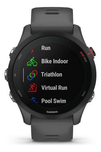 Reloj Inteligente Garmin Forerunner 255 Con Gps, Color Gris