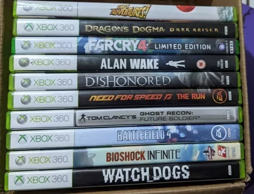 Lote 10 jogos Xbox 360 Mídia Física Originais