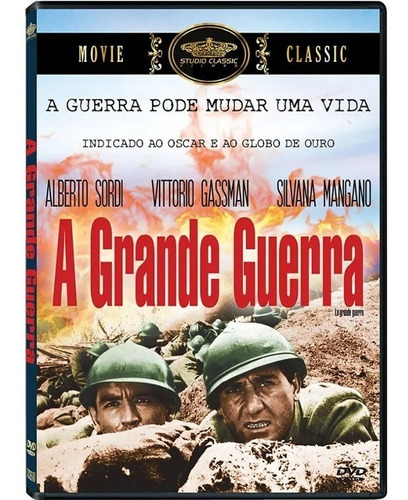 A Grande Guerra - Dvd - Alberto Sordi - Vittorio Gassman
