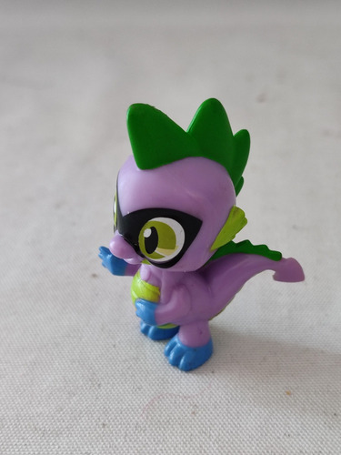 Dragon Spike Con Antifaz My Little Pony Hasbro 6 Cm 06 (Usado)