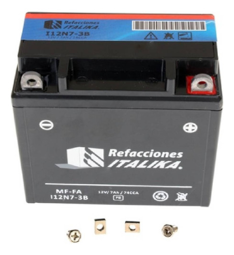 Bateria Italika Mf-fa I12n7-3b Ft150, 150z, Rc150