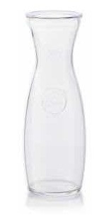 Imagen 3 de 3 de Jarra Garrafa Vidrio Grueso Agua Jugos Elegante Moderna 1 Lt