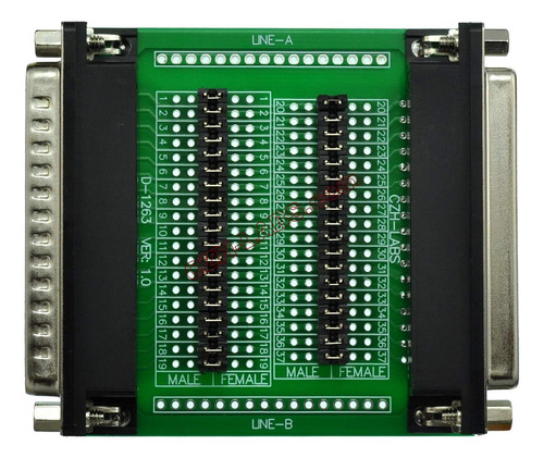 Czh-labs D'sub Db37 Tabla De Pruebas De Diagnostico, Conecto