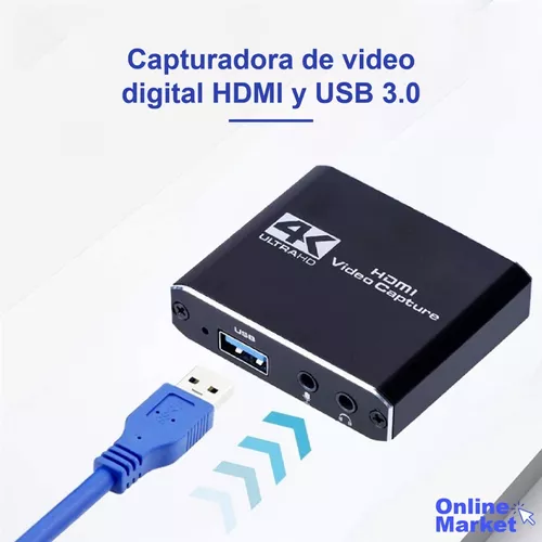 Capturadora Video Hdmi 4k 1080p 60hz New 3.0 Usb Para Juego