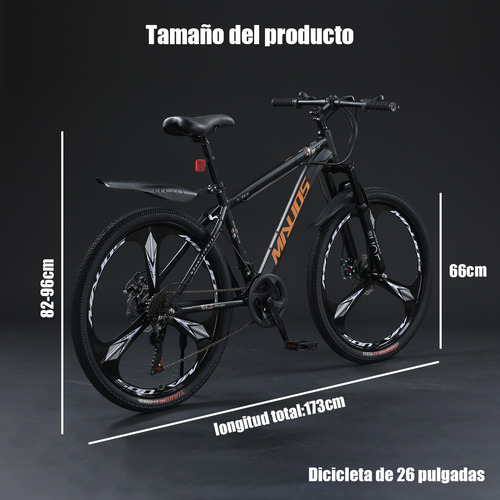 Bicicleta De Montaña Frenos Disco Con Ajuste 21 Velocidades