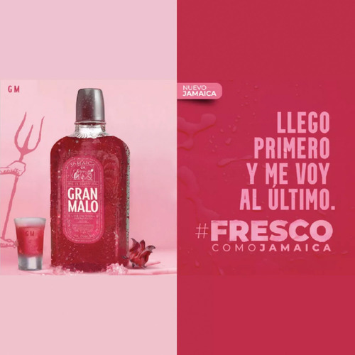Pack De 2 Licor De Tequila Gran Malo Jamaica 750 Ml