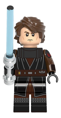 Chaveiro Lego Artesanal Star Wars Vários Personagens Geek Anakin Guerra Dos Clones Boneco