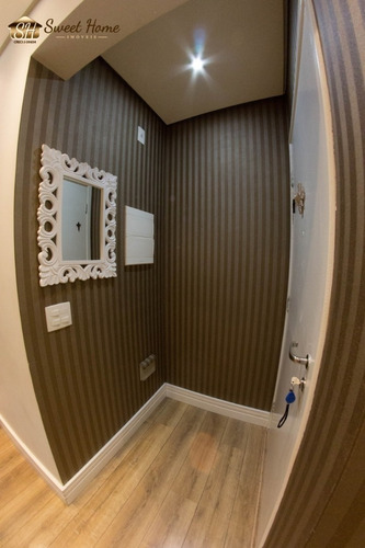 Imagem 11 de 15 de Apartamento Em Alphaville 3 Dorms E 2 Vagas E Varanda Gourmet. - Sh1533