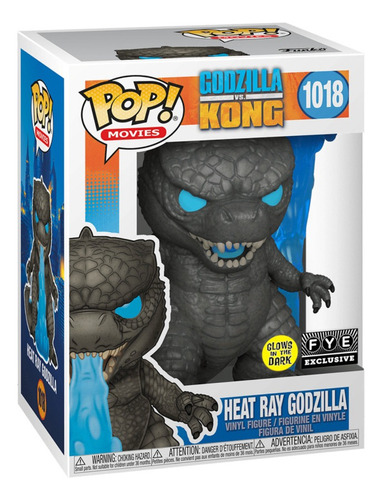 Heat Ray Glow Godzilla Vs King Kong Funko Pop Fye Exclusive