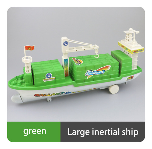 Gran Barco De Simulación, Barco De Carga, Coche De Juguete