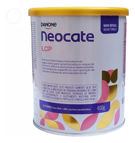 Neocate Lcp Kit Com 3 Unidades Original Danone