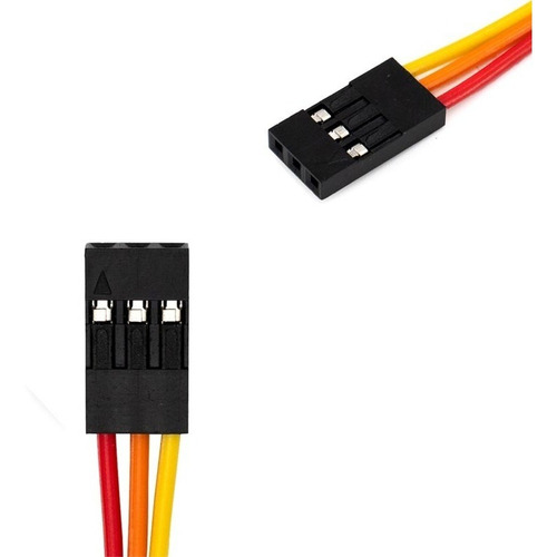Cable Dupont 3 Pines Hembra - Hembra 20 Cm