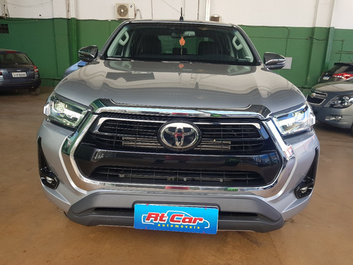 Imagem 2 de 13 de Hilux Srx 2.8 Diesel 4x4 Automatic 204cv 2021/2021 Prata Top