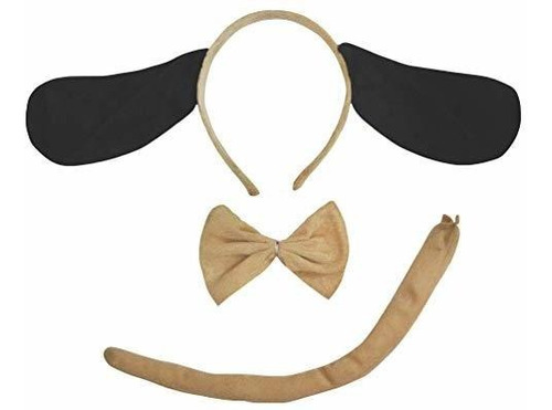 Petitebella Diadema De Perro De Oreja Larga Bowtie Tail Traj