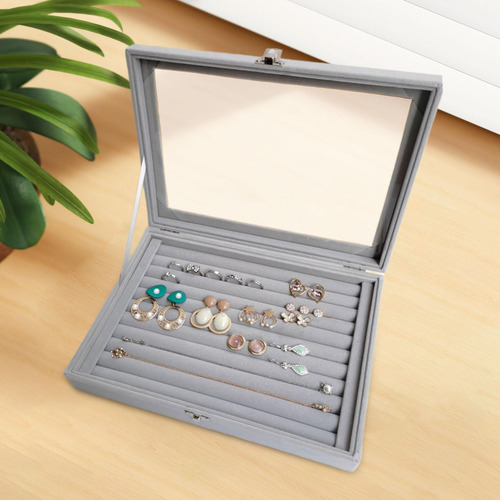 Caja Organizadora De Anillos Con 10 Ranuras, Anillos De
