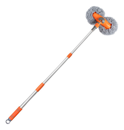 Fregona Para Lavado De Autos Con Poste Curvo Extensible, Mop