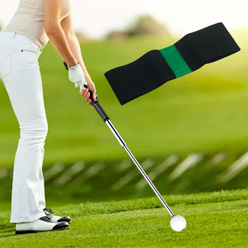 Entrenador De Swing De Golf Correa De Entrenador Verde