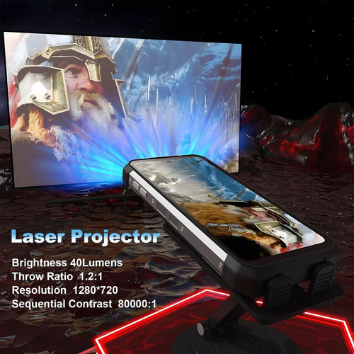 Celular 8849 Tank 2 De 12gb 256gb 155000mah 120hz Con Proyec