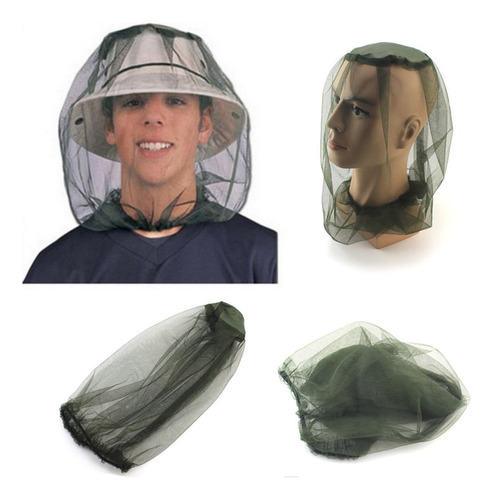 Gorro Protector Facial De Malla Para Mosquitos, Insectos, Ab