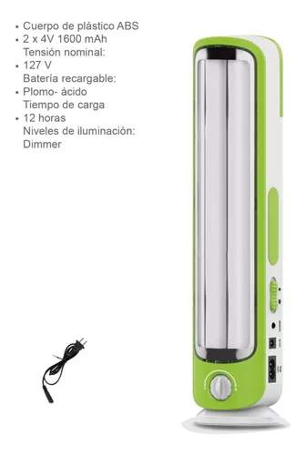 Lampara 69 Led Recargable Emergencia Luz Portátil 110v Supli