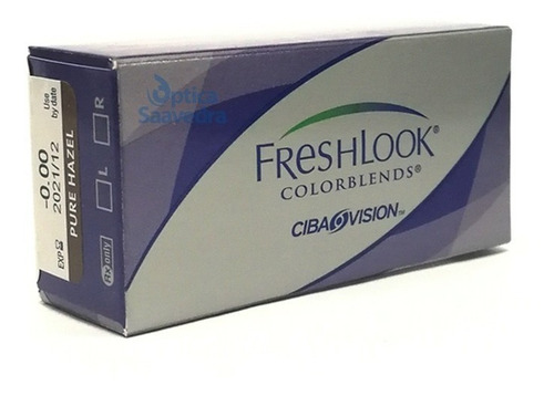 Freshlook Colorblends Lentes Color + Liquido 60ml + Estuche