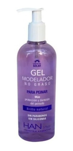 Han Gel Modelador De Pelo No Graso Apto Curly Girl 375ml