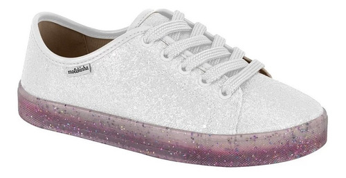 Tenis Infantil Para Meninas Com Glitter Molekinha Casual