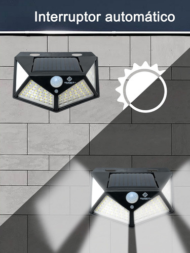 1pcs,lámpara Luz De Pared Solar Led Sensor De Movimiento