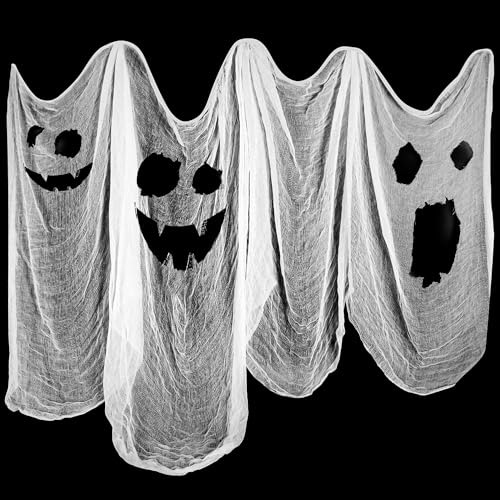 White Cheesecloth, Halloween Decoration Creepy Cloth, 3...