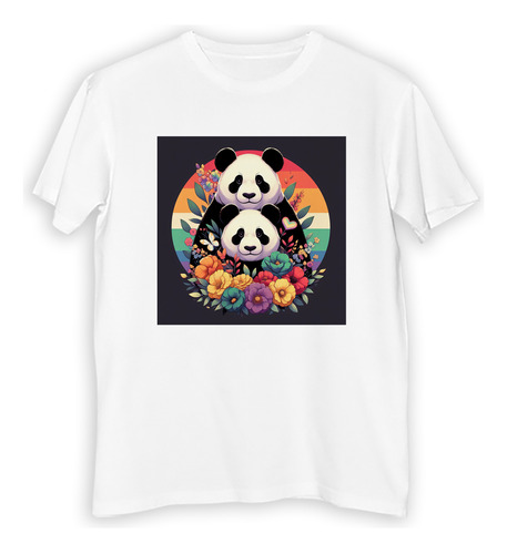 Remera Niño Oso Panda Orgullo Gay Pride Flores Flag