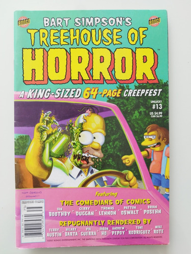 Bart Simpson Treehouse Of Horror King Sized Comic (2007)