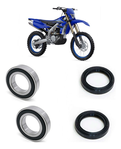 Rolamento Roda Dianteira Yamaha Wr250f/wr450f 2019-2023 Kit