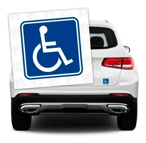 Calco Discapacitado, Discapacidad Para Auto Silla De Ruedas 