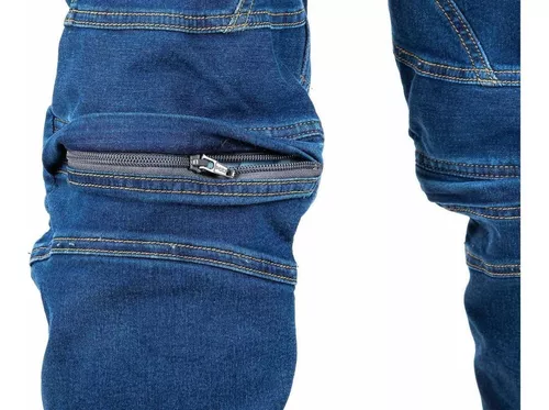 Moto Jeans Elastizado Y Protecciones Alter