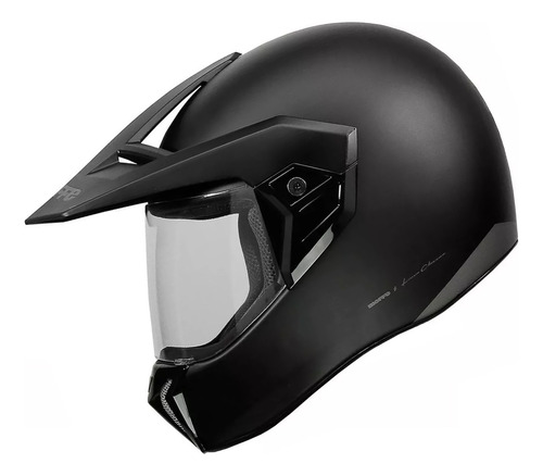 Capacete Bieffe Motocross  3 Sport Classic Preto  58