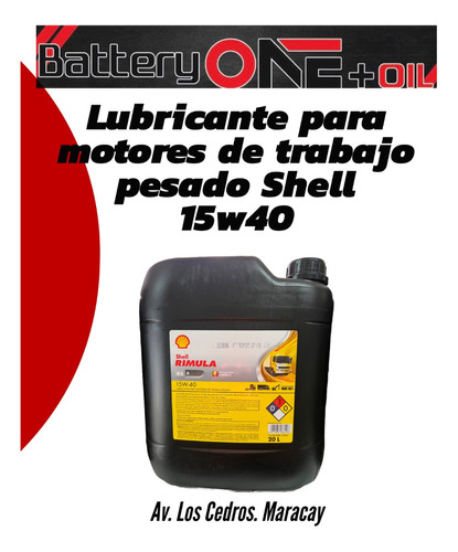 Aceite Shell 15w-40 Diesel 20l Bidón