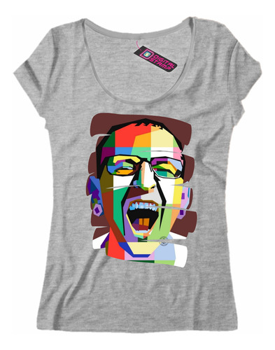 Remera Mujer Chester Bennington Linkin Park Pop Art 10 Dtg