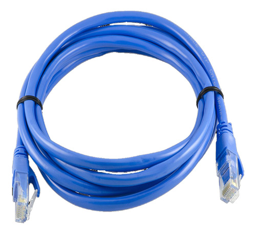 Cable De Parcheo Utp Cat6 - 1 M - Azul