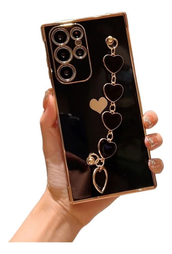 Funda De Silicona Con Diseño De Pulsera Love For Samsung Galaxy S23-s21