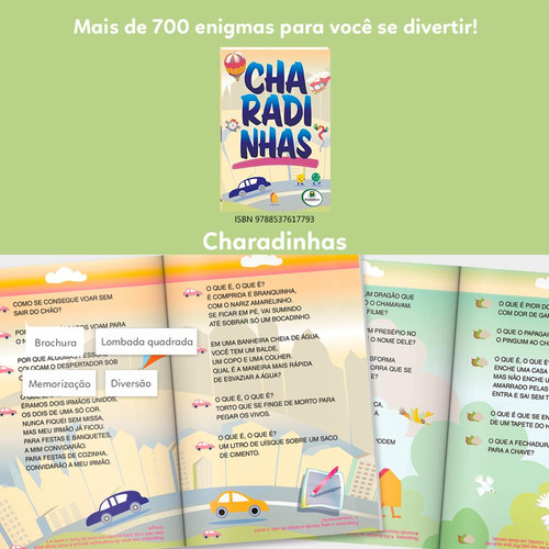 Charadinhas. Mais De 700 Enigmas..., De Maria Angela & Virgínia Finzetto. Editora Todolivro, Capa Mole, Edição 1 Em Português, 2018