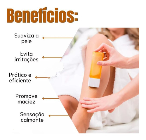 Cera Depilatória Roll-on, Camomila E Calêndula Depil Bella