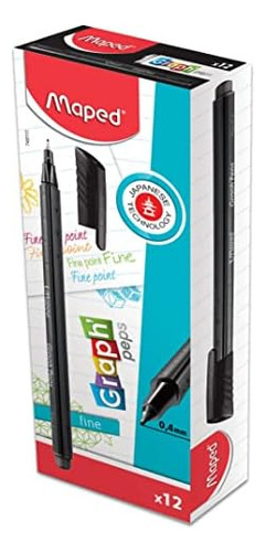 Maped Graphpeps Rotuladores Triangulares Con Punta Fina De F