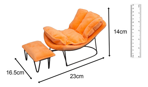 Colección De Modelos De Mecedora A Escala 1:6 De Hierro