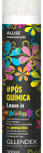 Gllendex Allise Pos Quimica Shampoo + Leave In Crema 3c