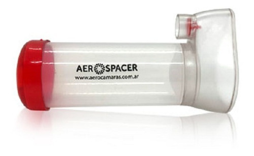 Imagen 1 de 2 de Aerocamara Aerospacer Doble Válvula Infantil Adulto Lactante