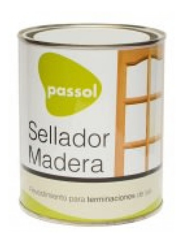 Sellador Madera Alto Solido 1/4 Gl Passol