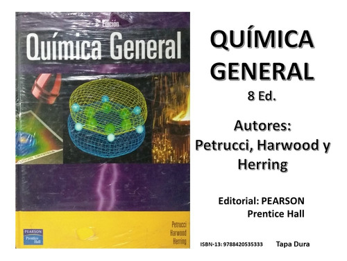 Libro Química General 8 Ed Petrucci Editorial Pearson
