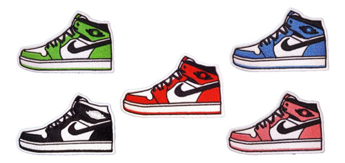 Parches Bordados Kit Zapatillas Jordan X 5