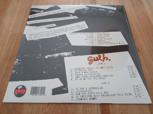 Patricio Rey Y Sus Redonditos De Ricota Gulp Disco Vinilo Estándar
