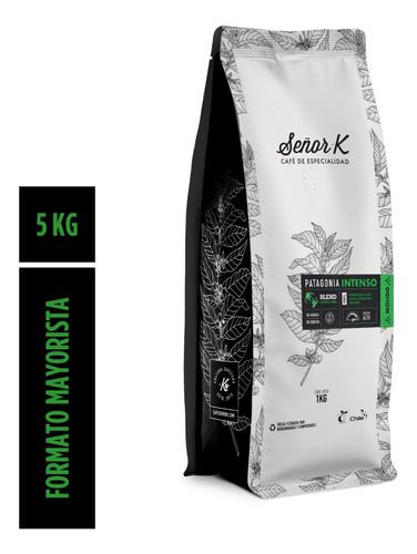 Café Blend Patagonia Intenso Grano Entero 5 Kg Señor K